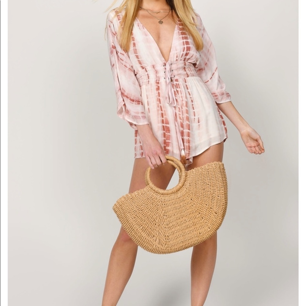 Tobi tie tassle romper